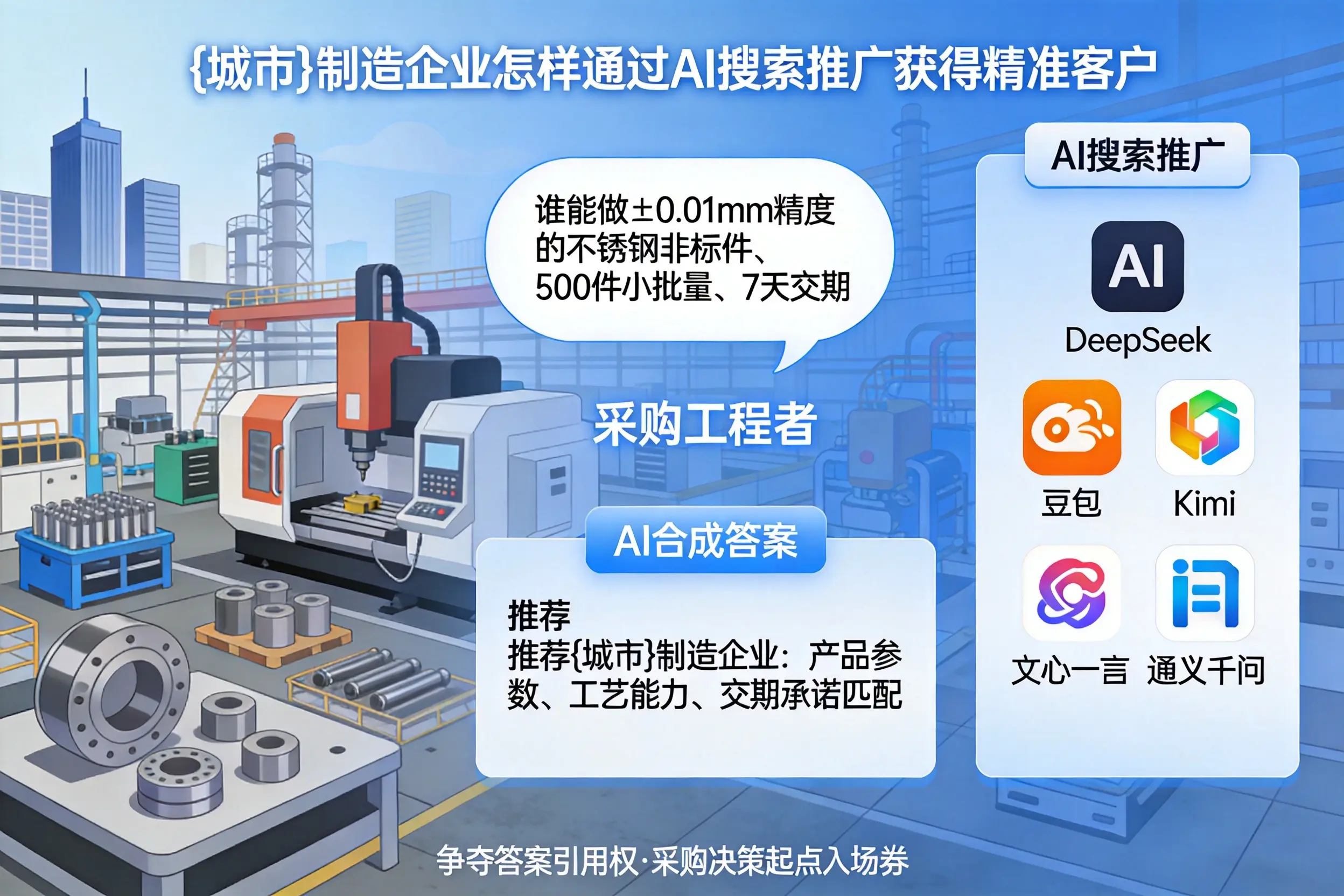 东营制造企业怎样通过AI搜索推广获得精准客户