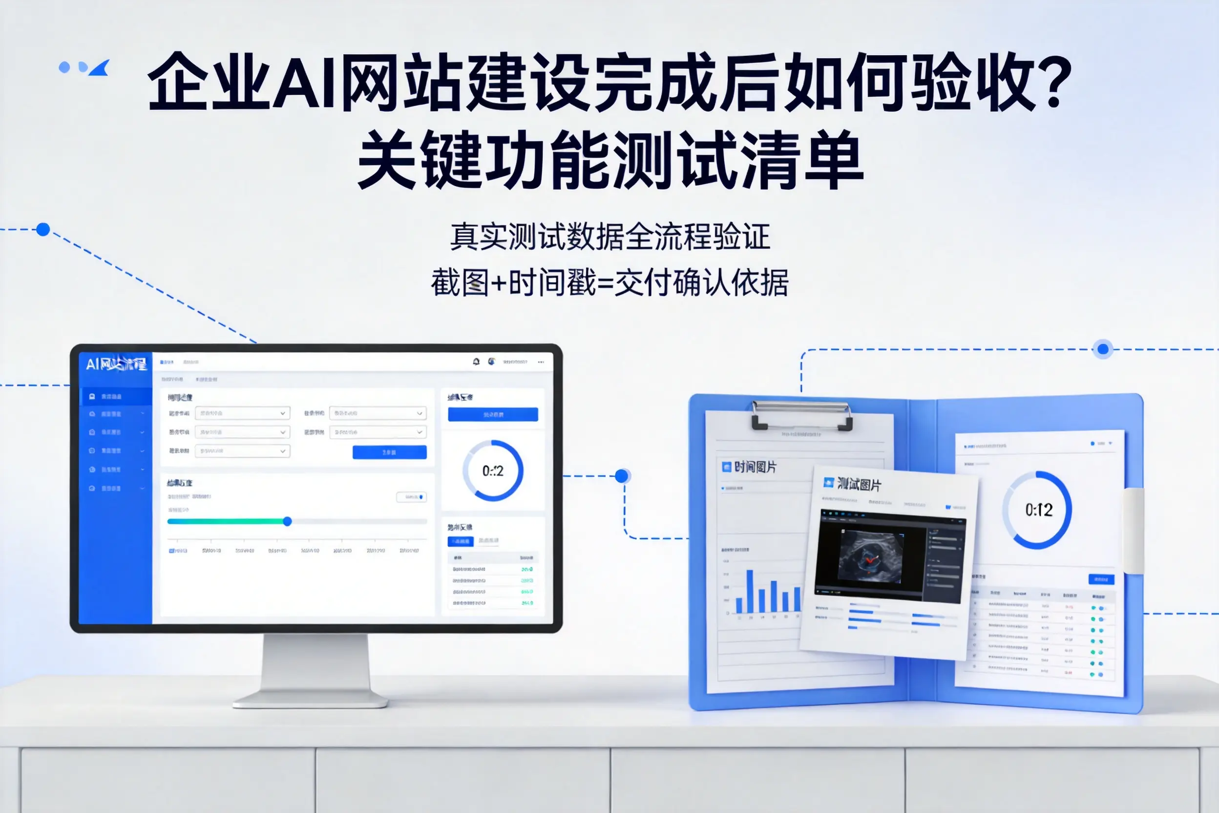 东营企业AI网站建设完成后如何验收？关键功能测试清单
