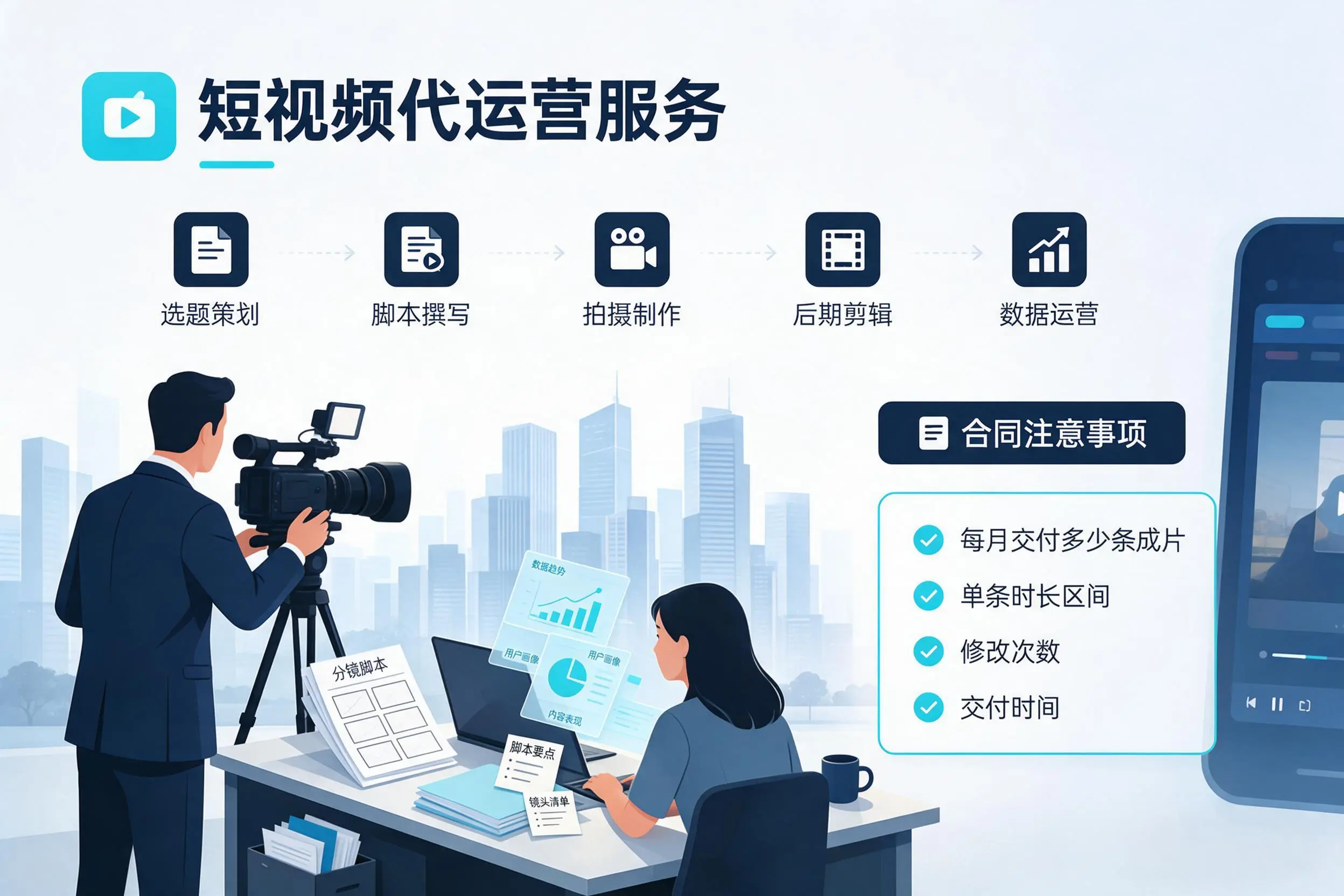 短视频代运营包含哪些服务？东营企业常见问题科普