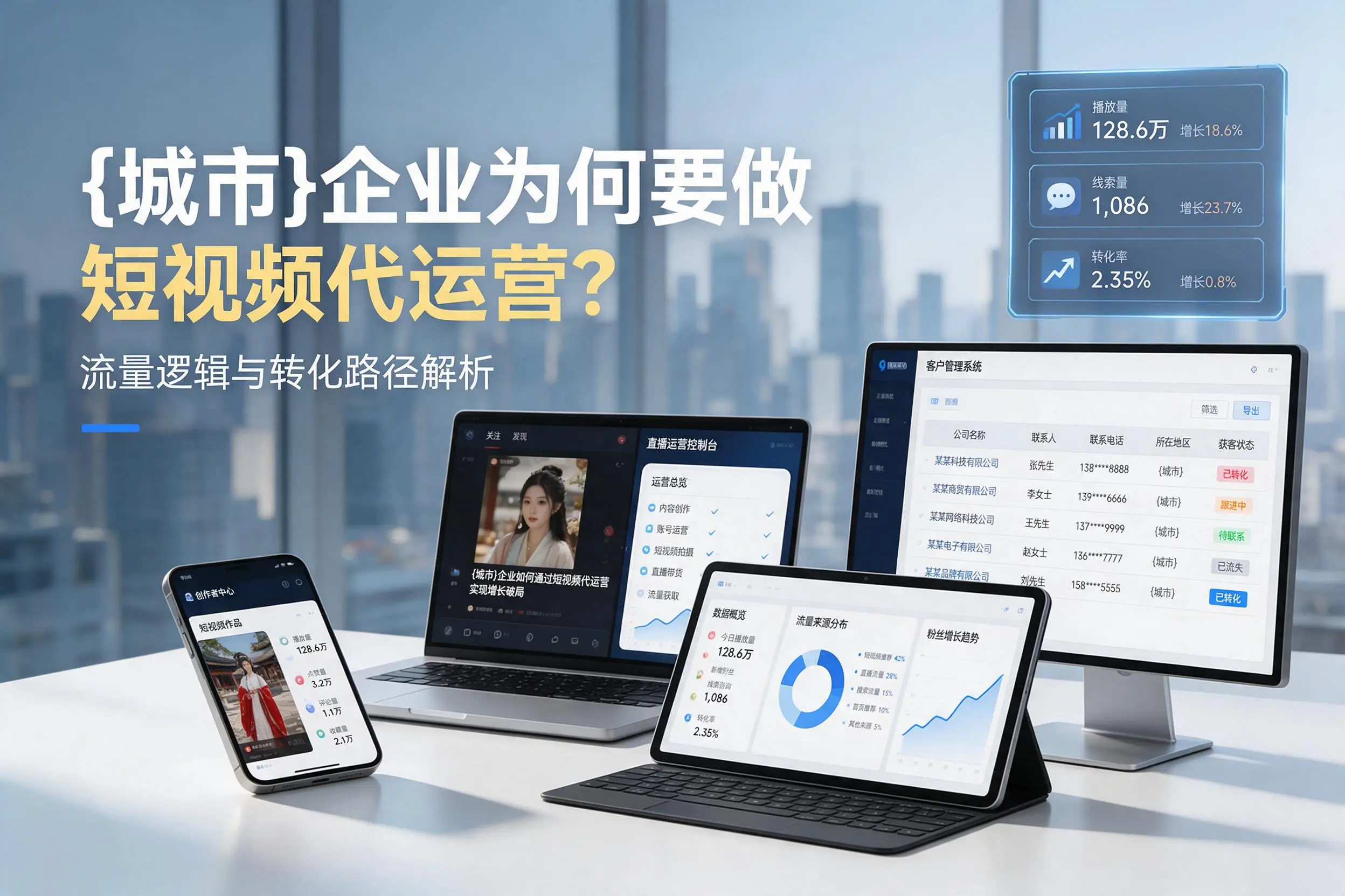 东营企业为何要做短视频代运营？流量逻辑与转化路径解析