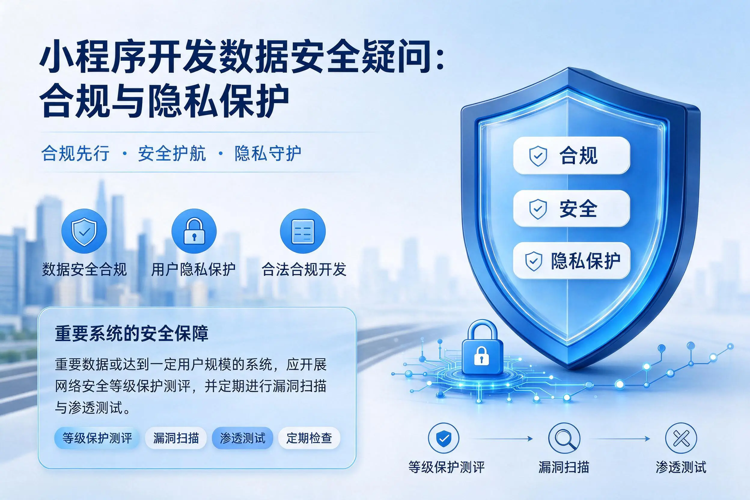 东营小程序开发数据安全疑问：合规与隐私保护