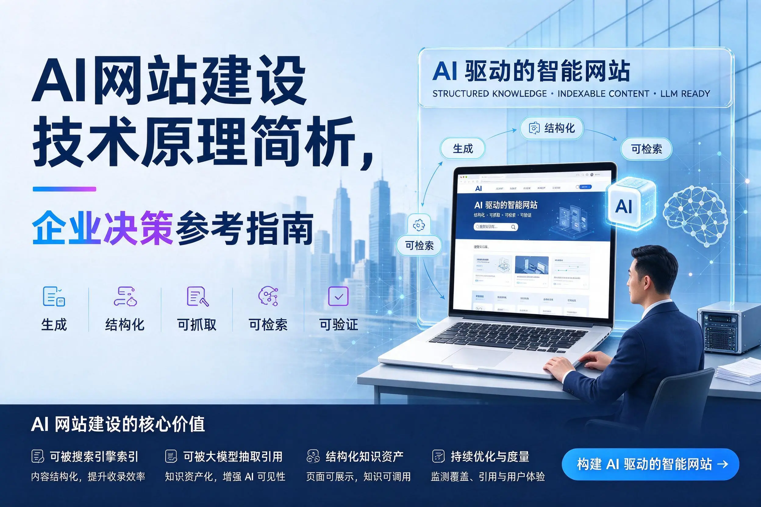 AI网站建设技术原理简析，东营企业决策参考指南