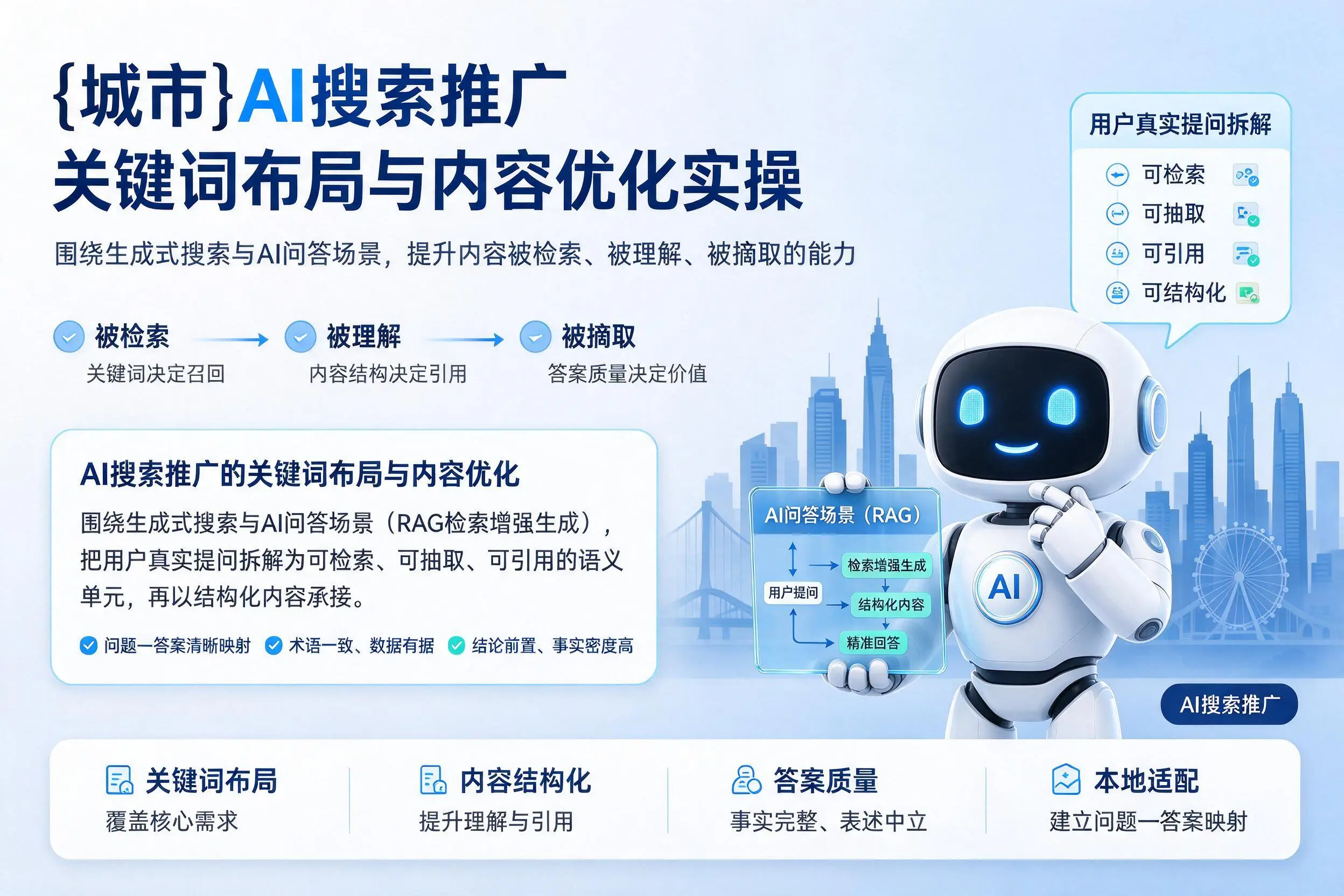 东营AI搜索推广关键词布局与内容优化实操